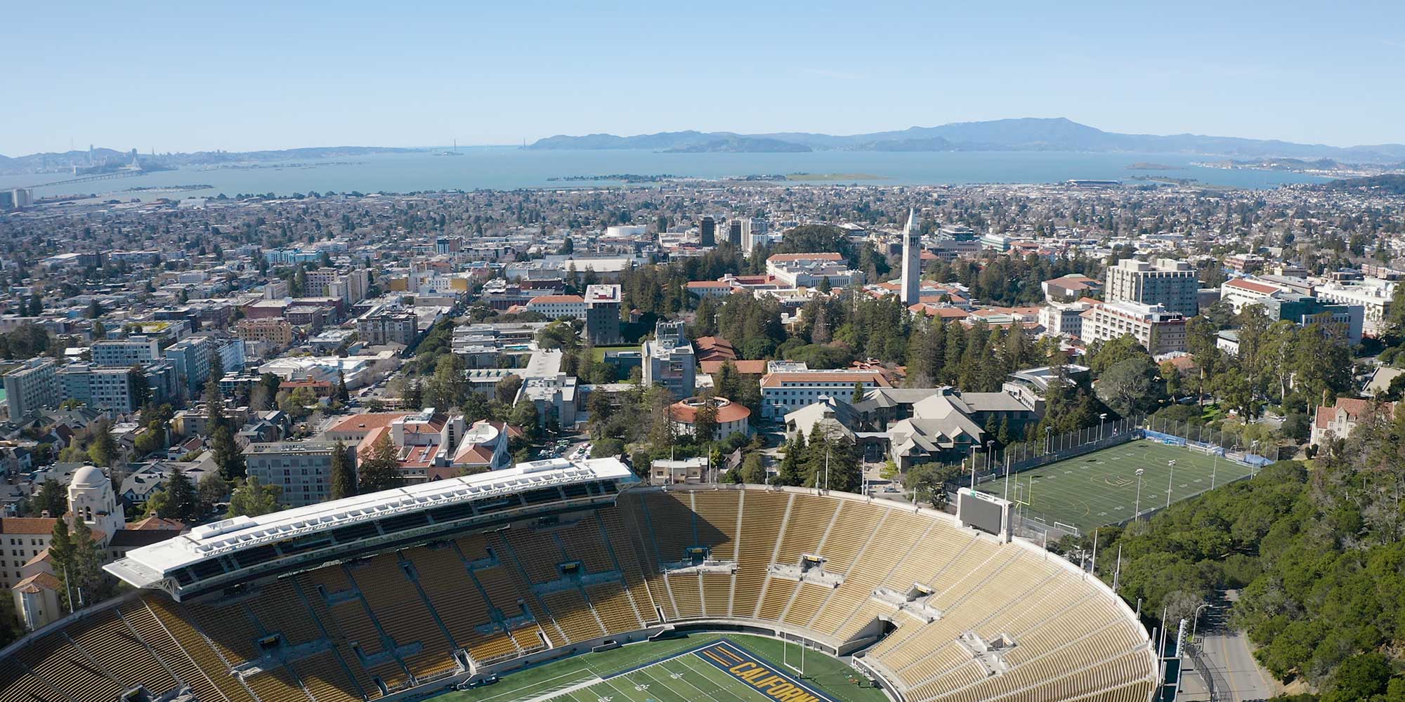 View of Berkeley skyline from Berkeley Commons